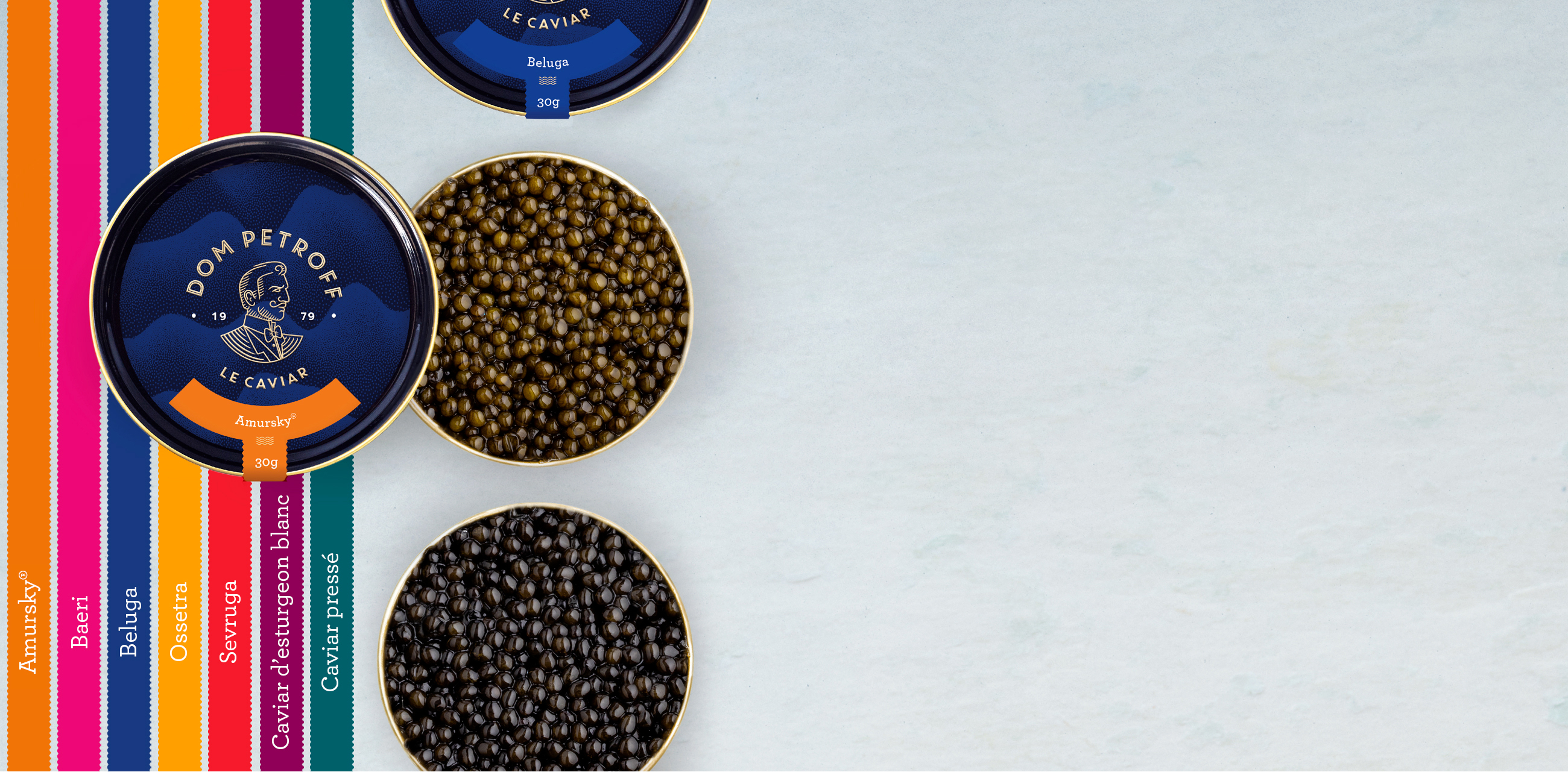 Caviar d'esturgeon blanc - 30g